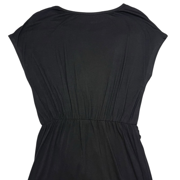 Lovers & Friends Tarin Mini Black Dress Tie Waist Short Sleeve Size Medium NEW - Picture 7 of 15